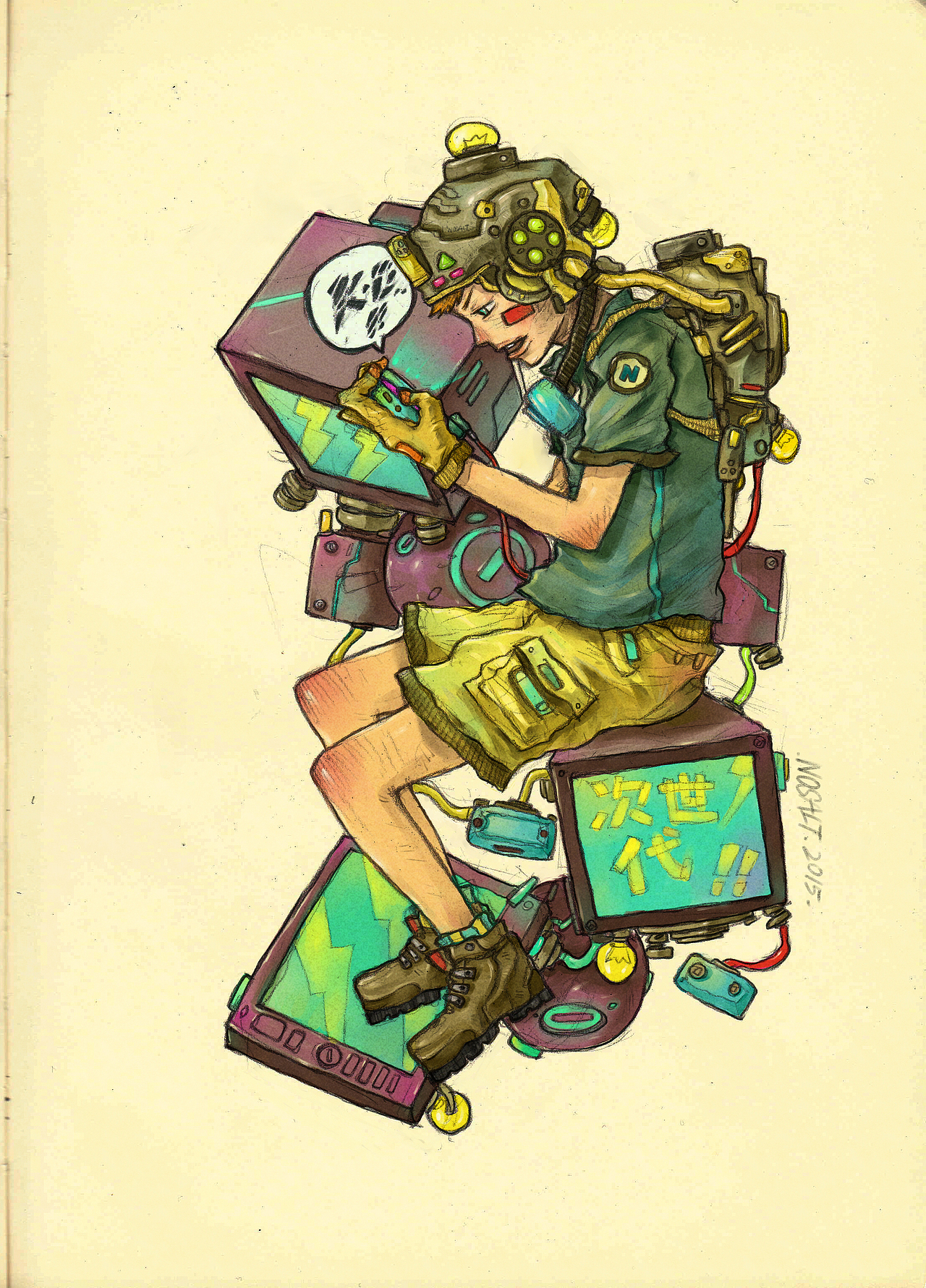 插画~（图ZMzgxNDQ3ODQ=） - 商业插画 - 站酷设计师NOSALT原创素材 - 站酷ZCOOL