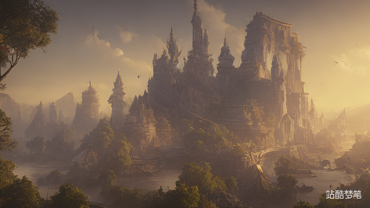 #站酷梦笔#剑与魔法的世界