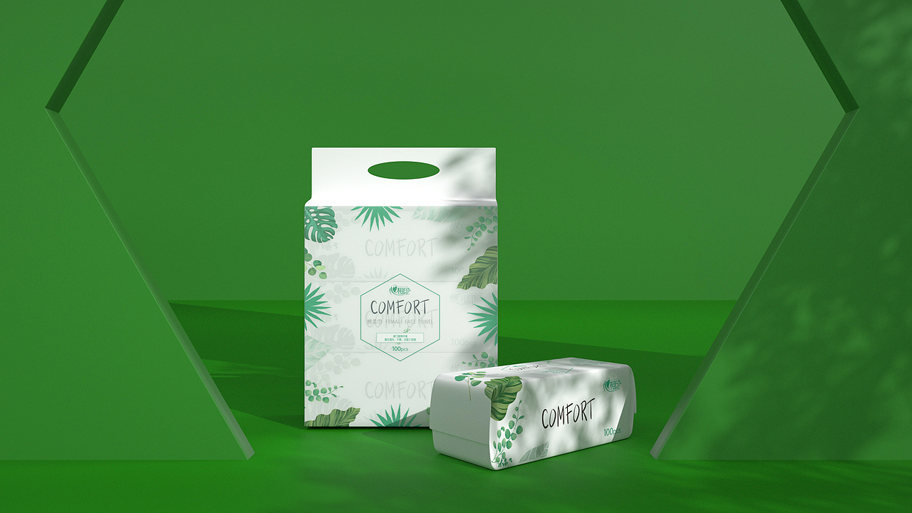 心相印女性棉柔巾包装设计（图ZMTgxMDM0NTA4） - 包装 - 站酷设计师山有棱角原创素材 - 站酷ZCOOL