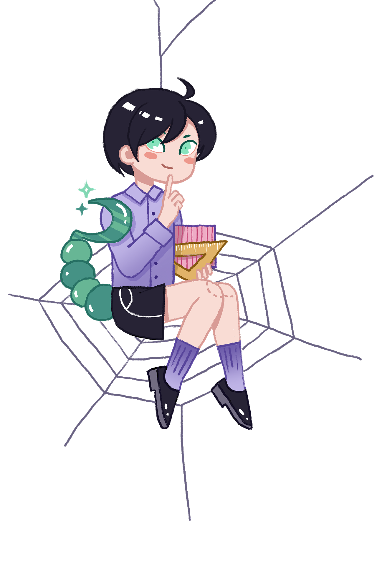 十二星座新卡通人设插画设计