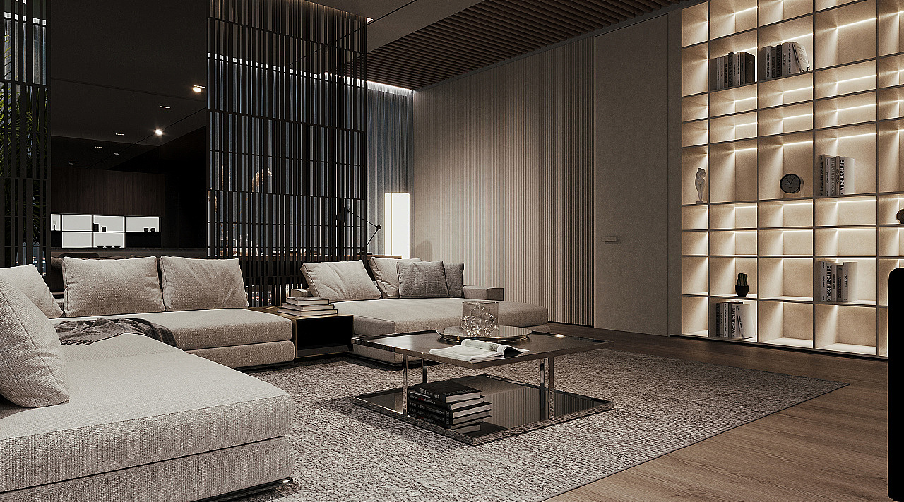 丽娜的现代大平层