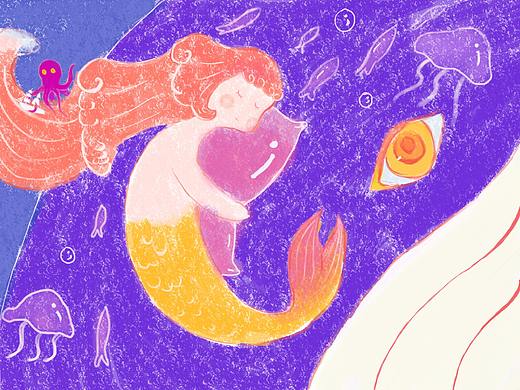 嘘！安静（个人主页-ZMzAzODY2NTI=） - 儿童插画 - 站酷设计师仙人掌绿原创素材 - 站酷ZCOOL