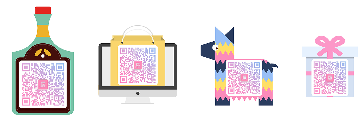 异形二维码kt板