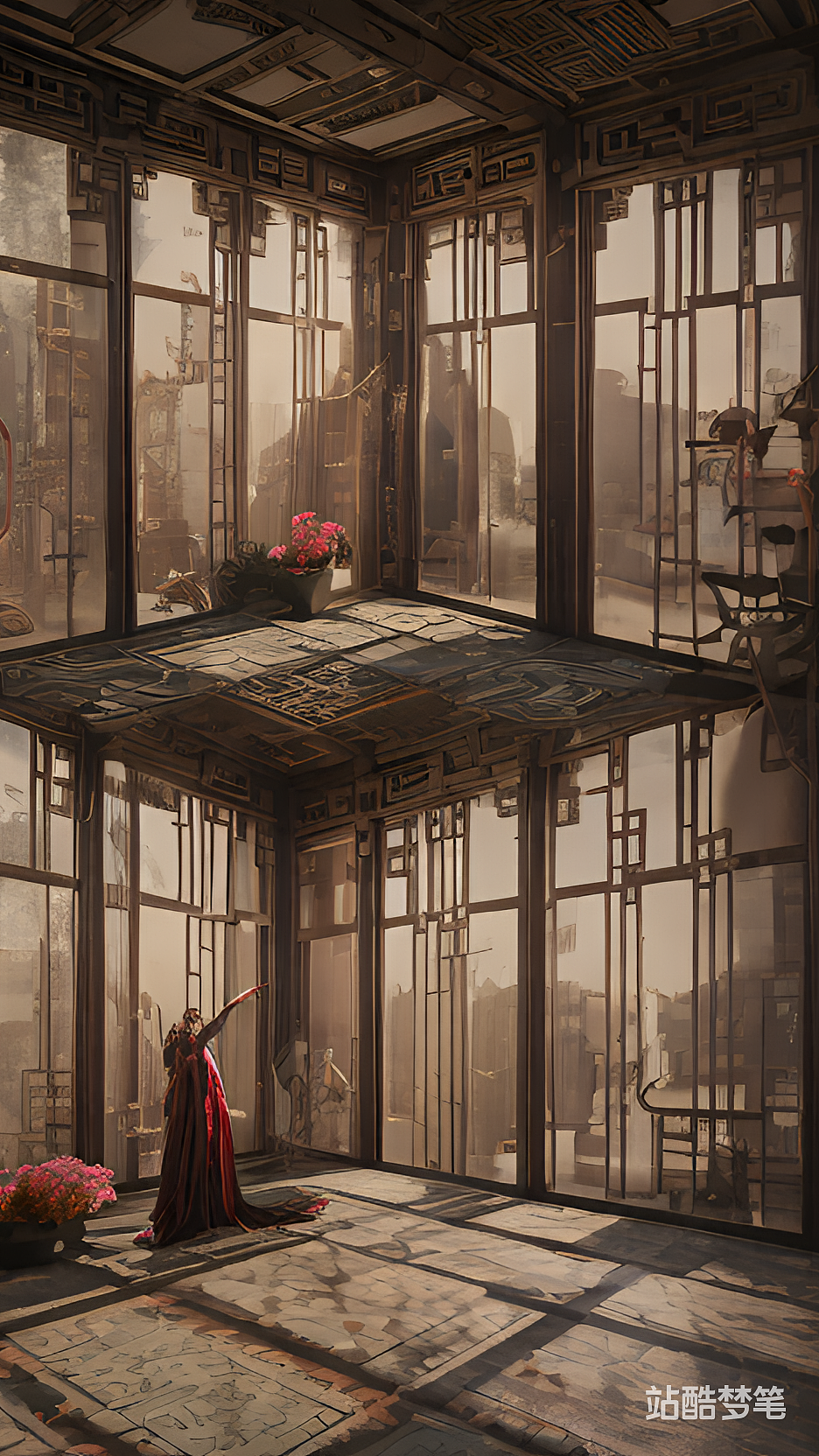 #站酷梦笔#美女,中国古典,