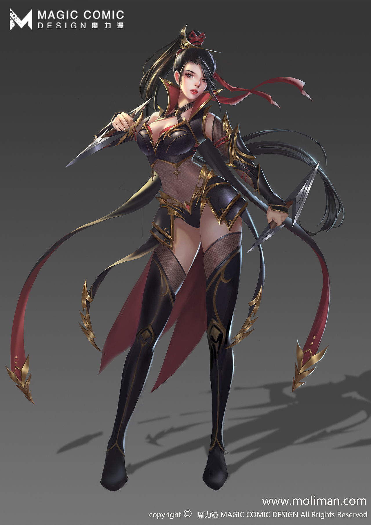 【角色概念设计】角色人物立绘