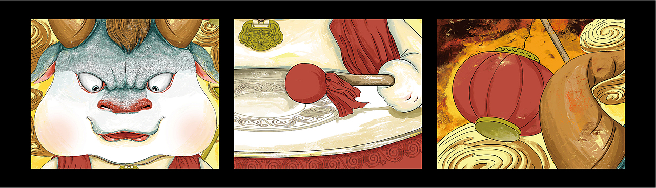 生肖第一弹（图ZMjM4NjU2NTgw） - 商业插画 - 站酷设计师包包爱画画原创素材 - 站酷ZCOOL