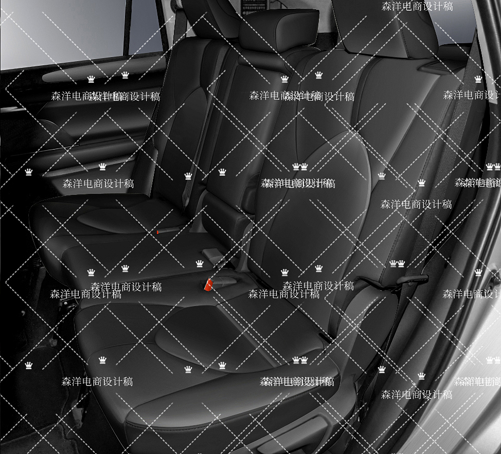 长沙淘宝京东电商汽车坐垫亚马逊产品精修设计案例图