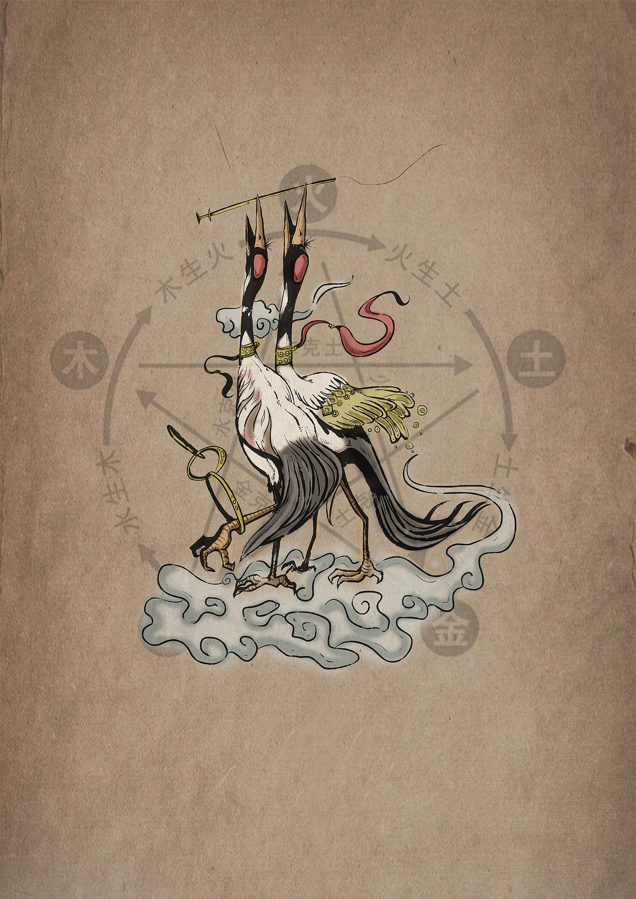 《五行》系列插画