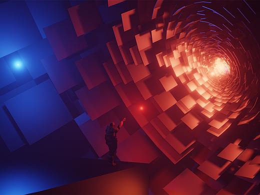 【Blender 2.8】科幻场景2