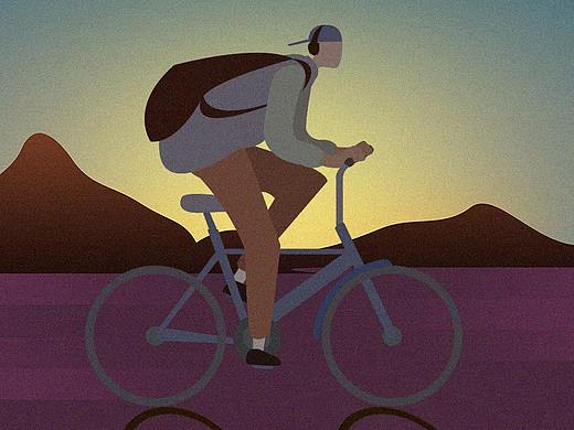 騎車（個人主頁-ZMjk0ODA2MTI=） - 創(chuàng)作習作 - 站酷設計師銅頭鐵臂小jack原創(chuàng)素材 - 站酷ZCOOL