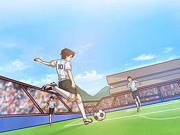 为世界杯喝彩!🏆来画条足球相关的漫画~