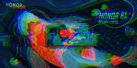荣耀8x 全球海报 卓越奖 手绘 Look deep into nature（图ZMTM3OTE1MDky） - 商业插画 - 站酷设计师楓橋夜泊原创素材 - 站酷ZCOOL