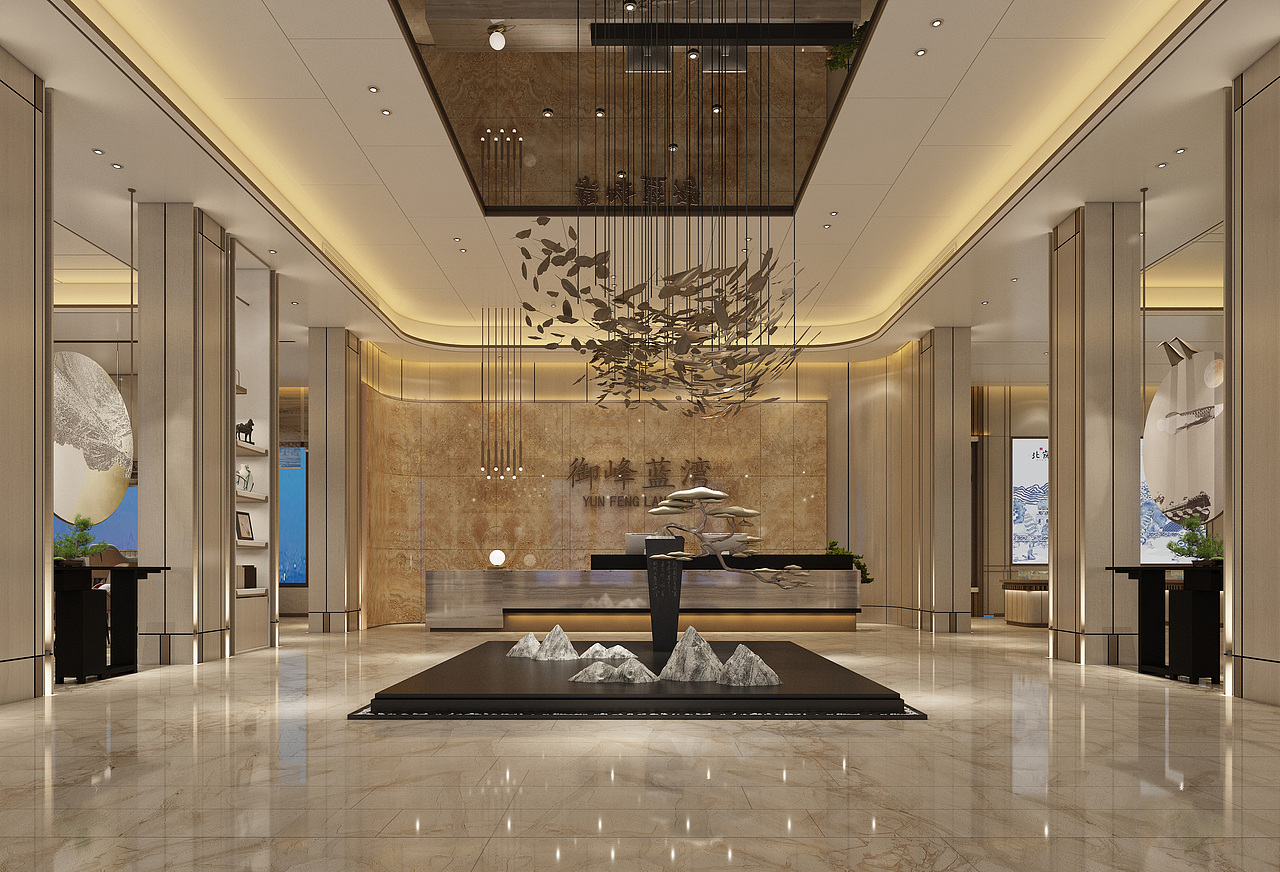 玖壹设计-现代轻奢销售中心