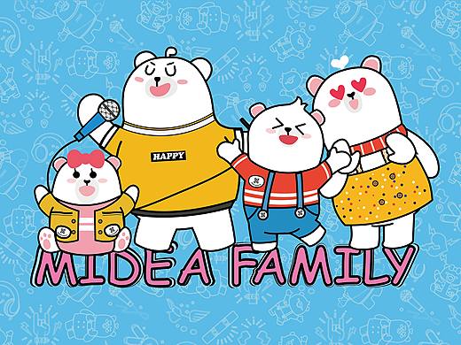 MIDEA FAMIY图案创意设计