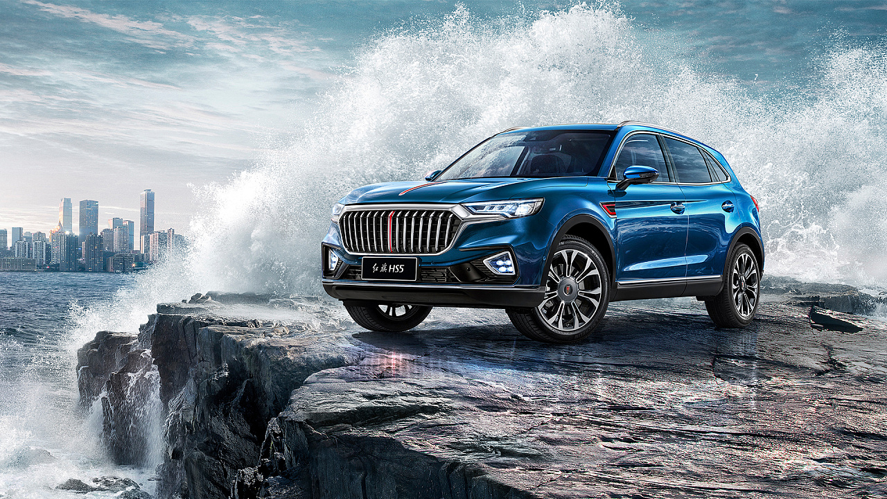 红旗hs5上市kv|平面|海报|g子龙 - 原创作品 - 站酷 (zcool)