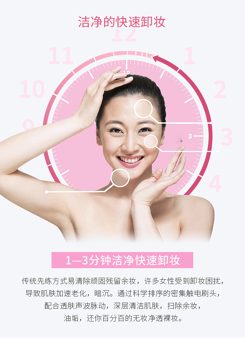 洁面仪详情页制作（图ZOTAyNzE5MDg=） - 电商 - 站酷设计师极图视觉工场原创素材 - 站酷ZCOOL