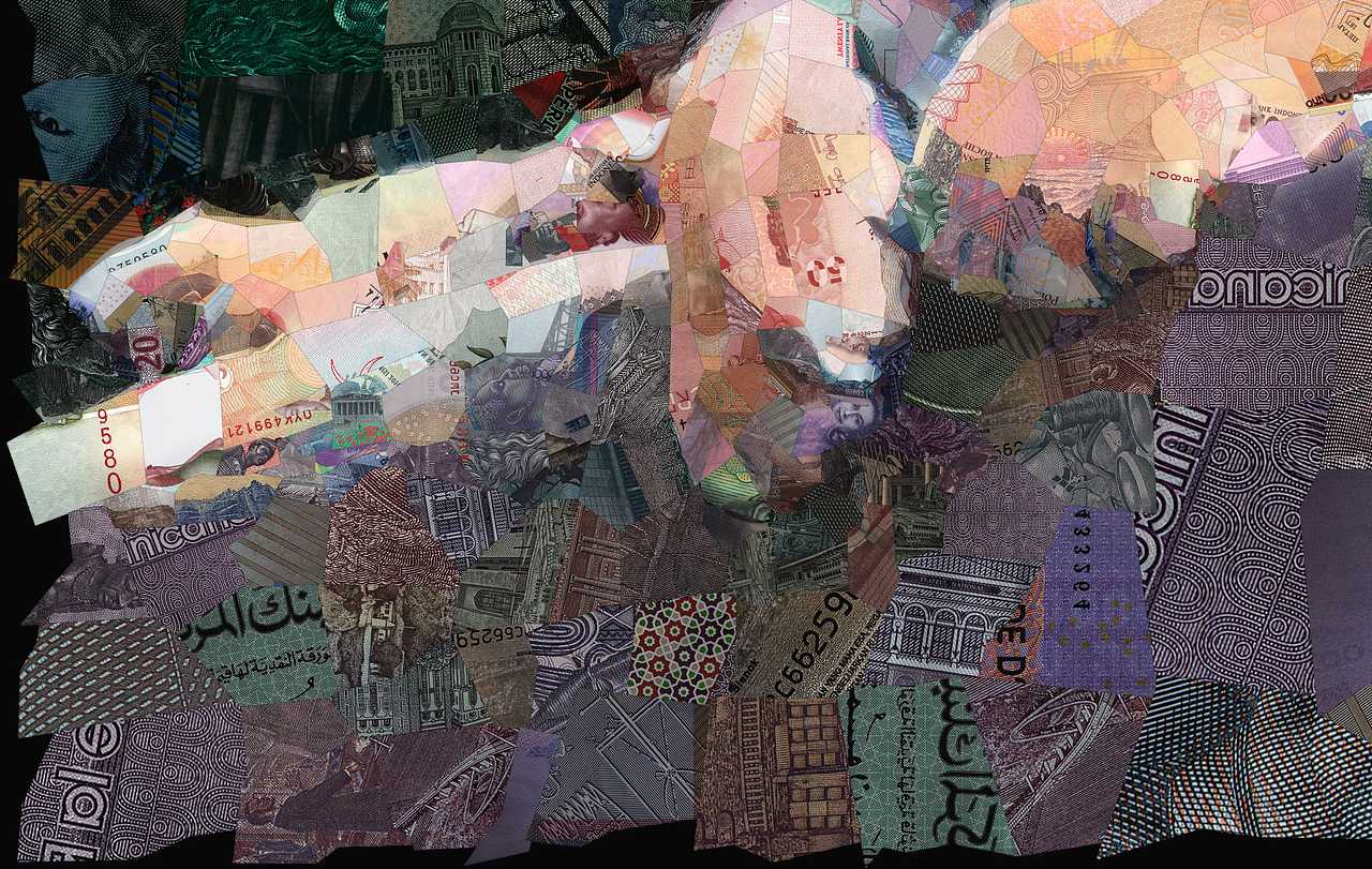 《资本的面目系列作品之老虎》（图ZMjgzNjQ1OTU2） - 艺术插画 - 站酷设计师左北Zoubii原创素材 - 站酷ZCOOL