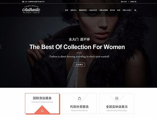 网站首页作品集