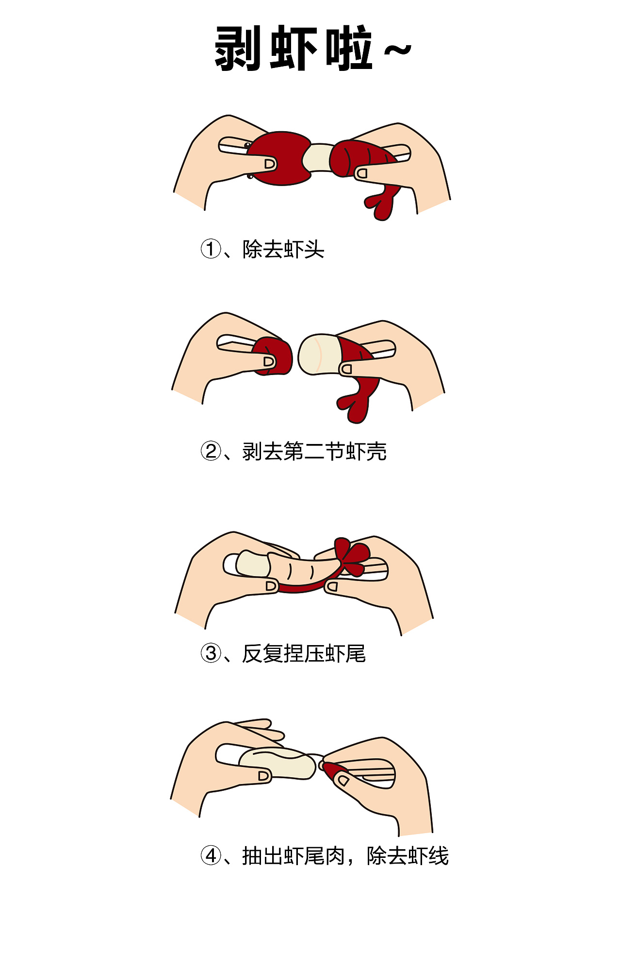 小胖子龙虾——教你剥虾