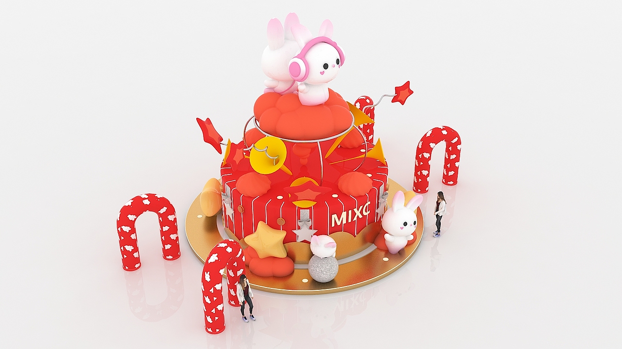 IP美陈（图ZMjc2OTAwODIw） - 展陈设计 - 站酷设计师拾玖楠原创素材 - 站酷ZCOOL