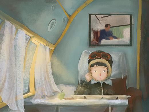 尝试的各种风格插画