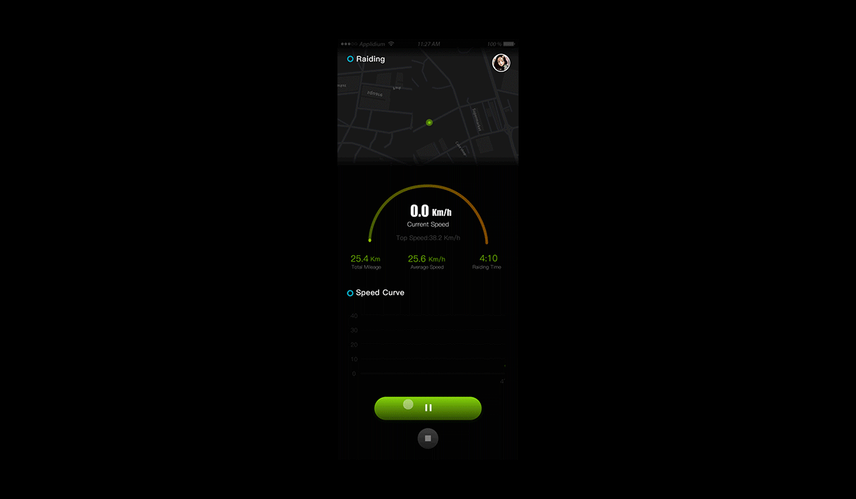 Knights骑行APP动效设计（图ZMjc0NjUzMzUy） - 动效设计 - 站酷设计师Starollin原创素材 - 站酷ZCOOL