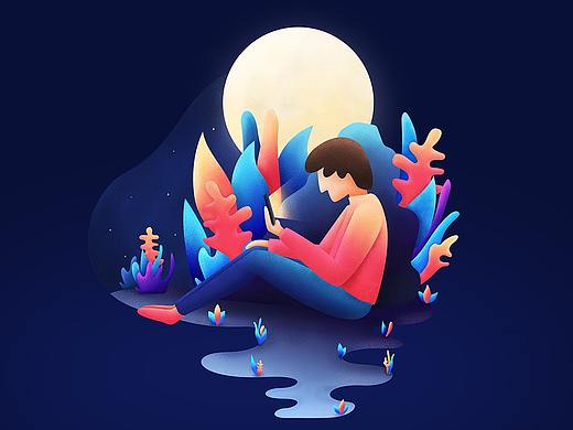 谷歌风小插画（个人主页-ZMzExMDI4NzI=） - 创作习作 - 站酷设计师微枫岁叶原创素材 - 站酷ZCOOL