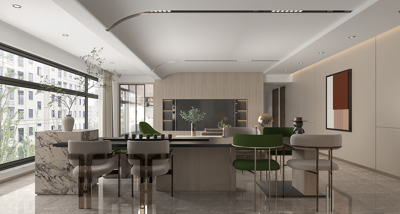 璞道设计/贵阳华润悦府（图ZMjY1NDg5NDg4） - 家装设计 - 站酷设计师璞道设计原创素材 - 站酷ZCOOL