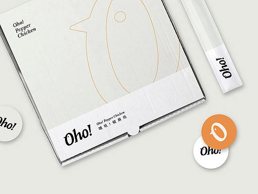 Oho!哦吼！品牌LOGO方案A