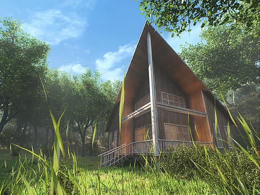 森林木屋