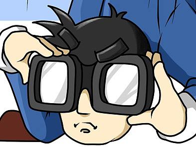 近视眼海报素材