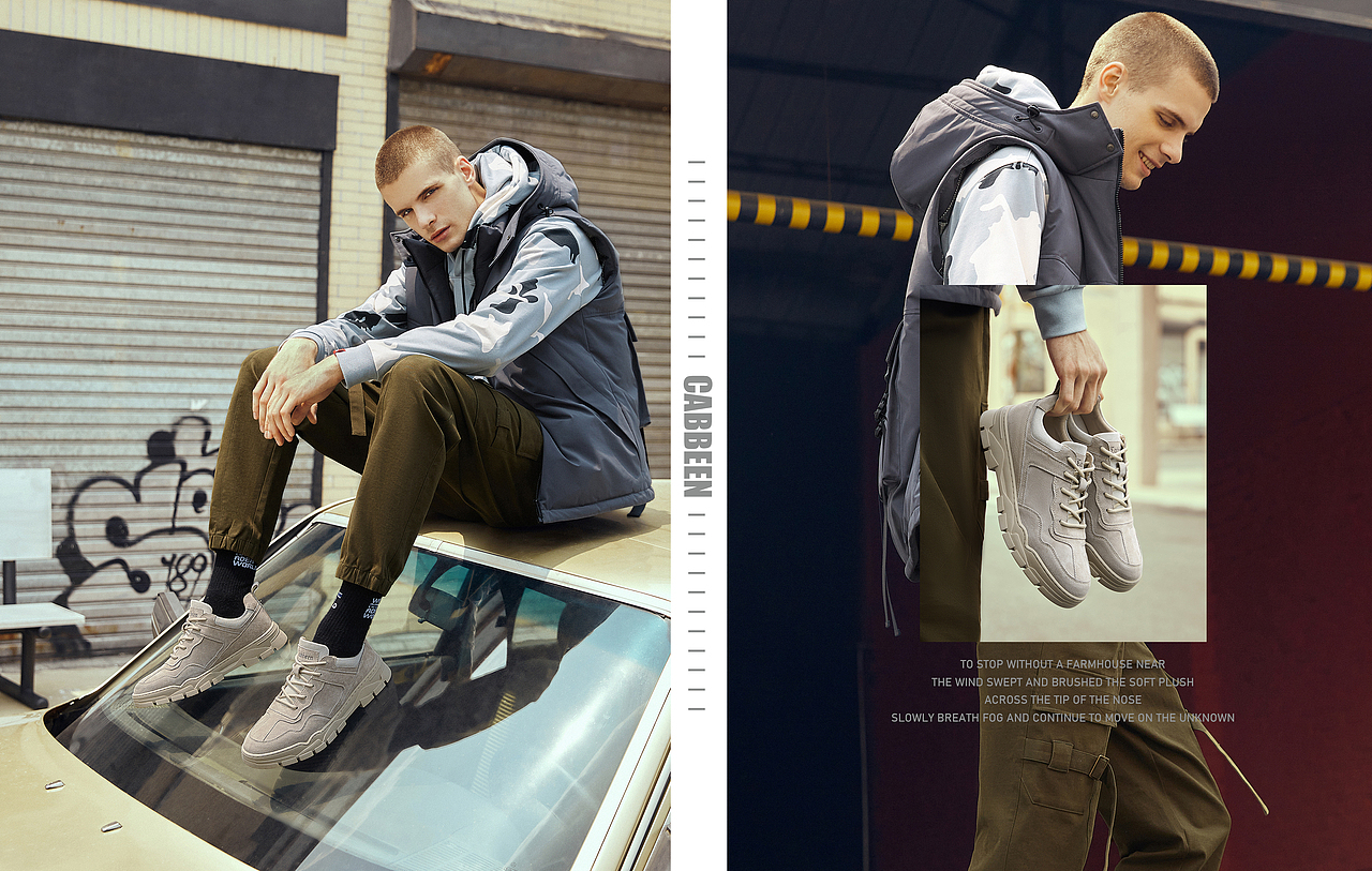 cabbeen shoes 2020 autumn卡宾男鞋2020秋lookbook（图ZMjM0MTExNzI4） - 时尚/艺术摄影 - 站酷设计师johnny_fl原创素材 - 站酷ZCOOL
