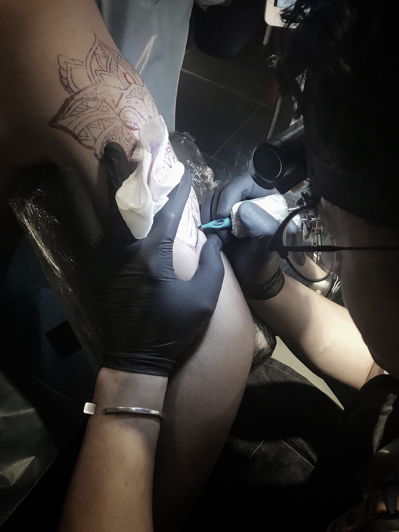 大臂外侧象神纹身 #北京文身##刺青师大龙##刺青