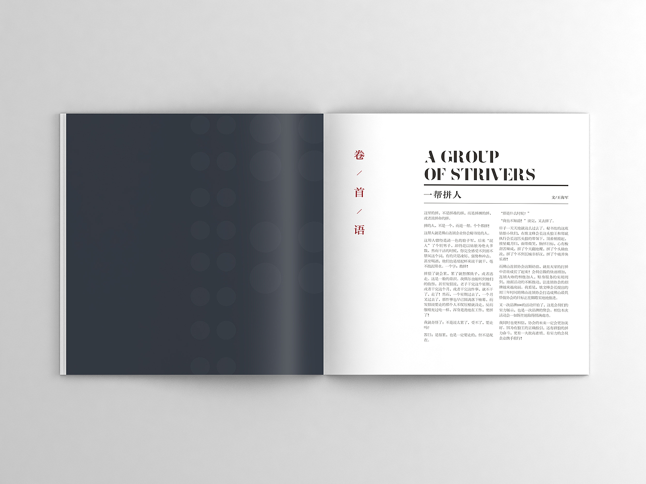 连锁100协会画册（风格稿）（图ZMjE3ODkxNjQw） - 书籍/画册 - 站酷设计师黄丨嘉良原创素材 - 站酷ZCOOL