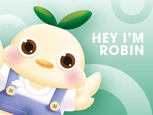 ROBIN儿童美术IP形象设计