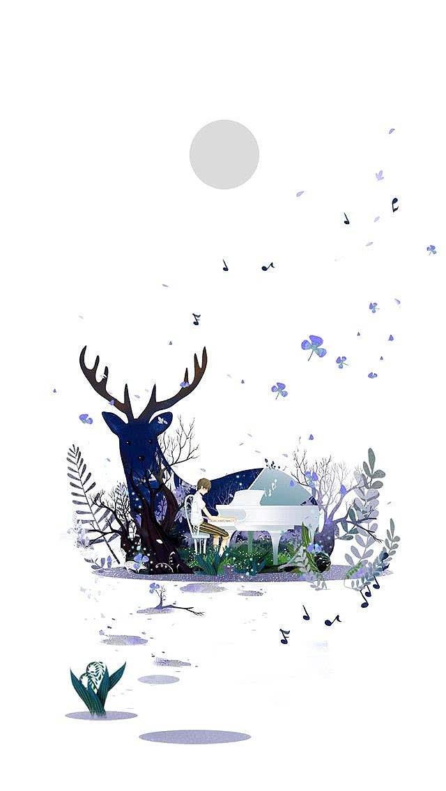 清新手绘（图ZMTI5Mjc0MzA4） - 艺术插画 - 站酷设计师一只虎斑喵呀原创素材 - 站酷ZCOOL