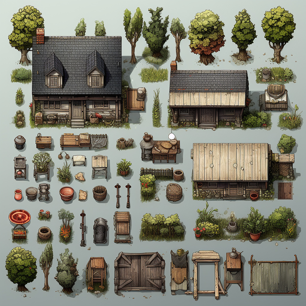 游戏场景-我的小院