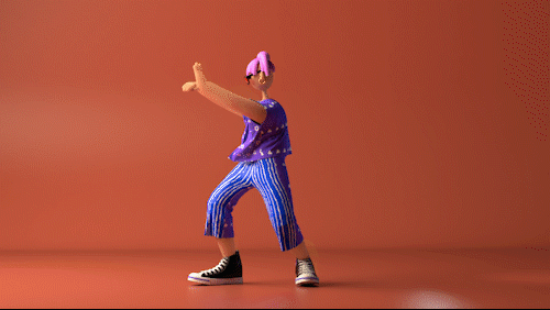 C4D character cool girl style--prorender（图ZMjQ5MDcwNzk2） - 动效设计 - 站酷设计师大脸松原创素材 - 站酷ZCOOL