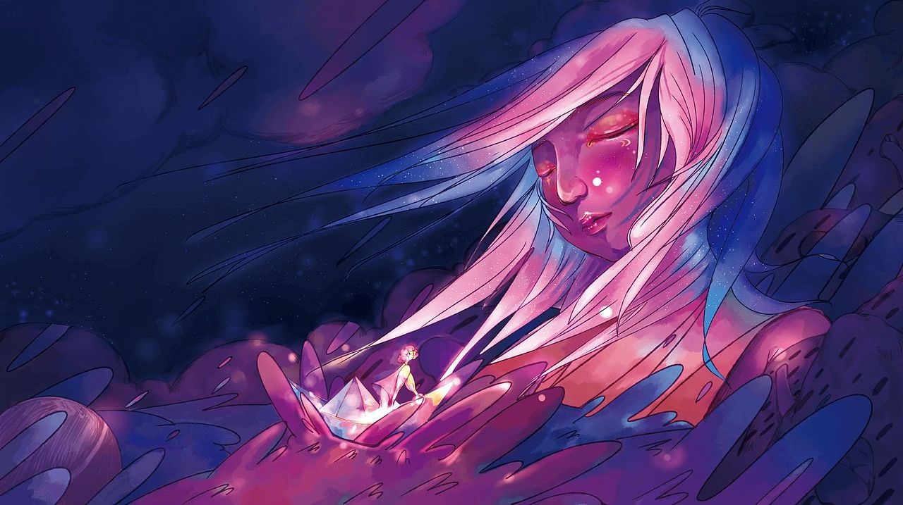 原创插画作品——《逆生》