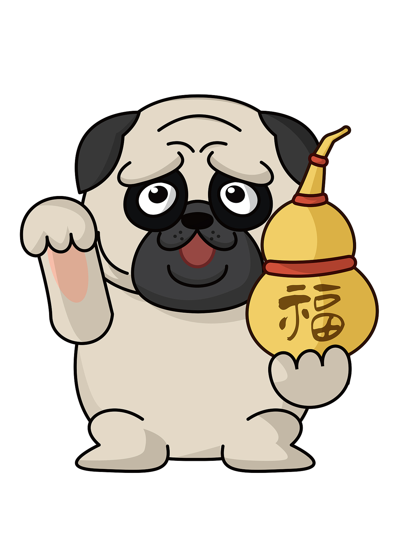 2018招财狗角色设计