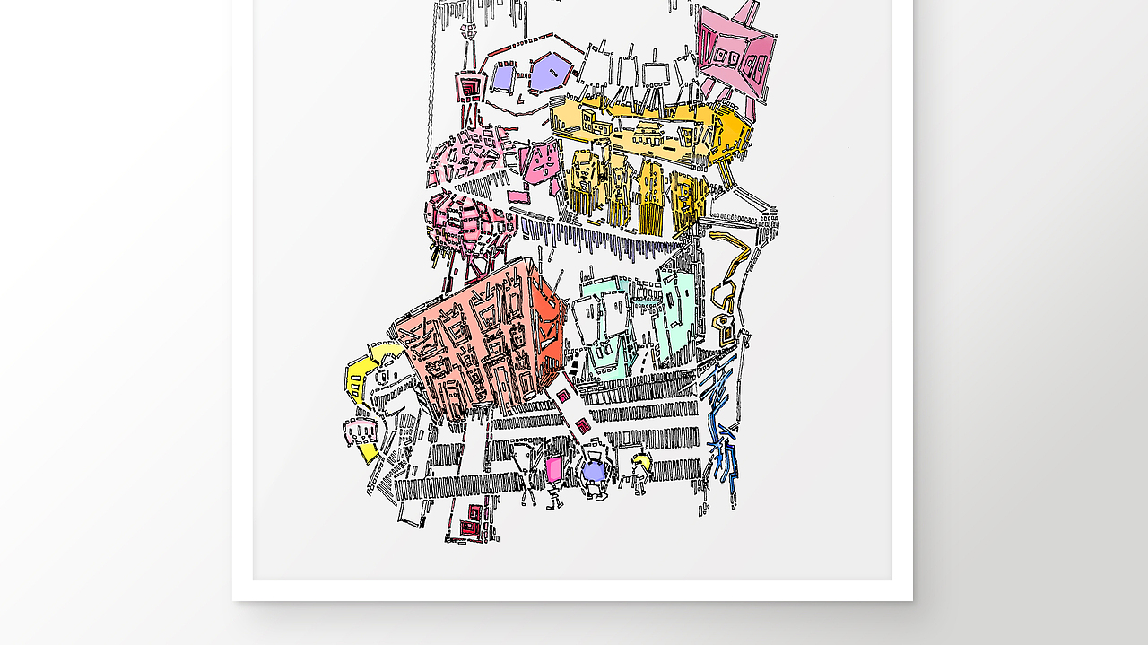 線的魅力－第3期（宏微觀）（圖ZNjYwMzIxNDA=） - 商業(yè)插畫 - 站酷設(shè)計(jì)師孫皓DESIGN原創(chuàng)素材 - 站酷ZCOOL