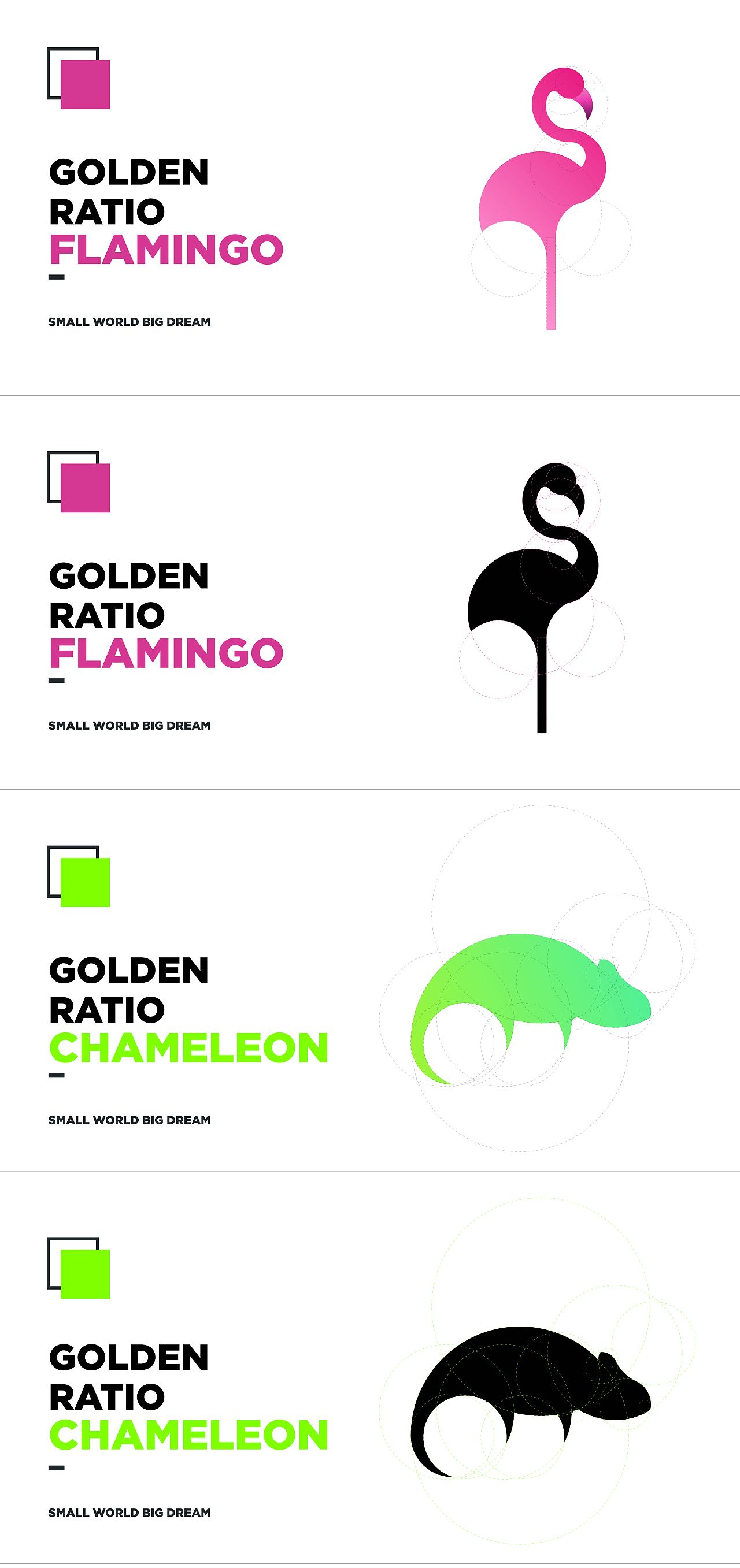 黄金比例logo之动物系列