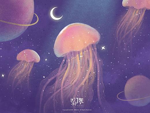星辰大海｜幽光水母