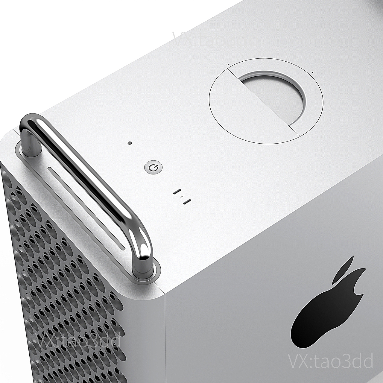 苹果台式电脑MAC PRO+显示器pro display XDR 3D模型