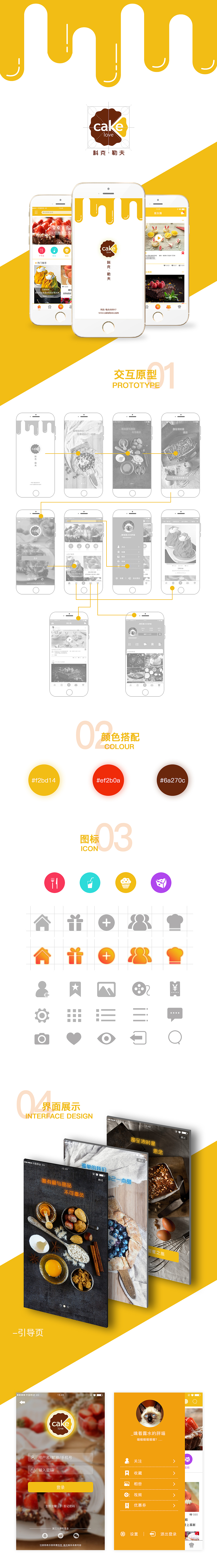 甜品app-科克勒夫（图ZODY5NDkwNjA=） - APP界面 - 站酷设计师_噙着露水的胖喵原创素材 - 站酷ZCOOL