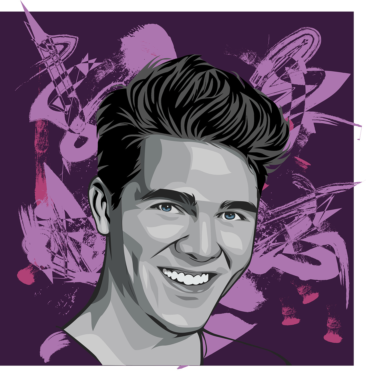 ai矢量插画头像