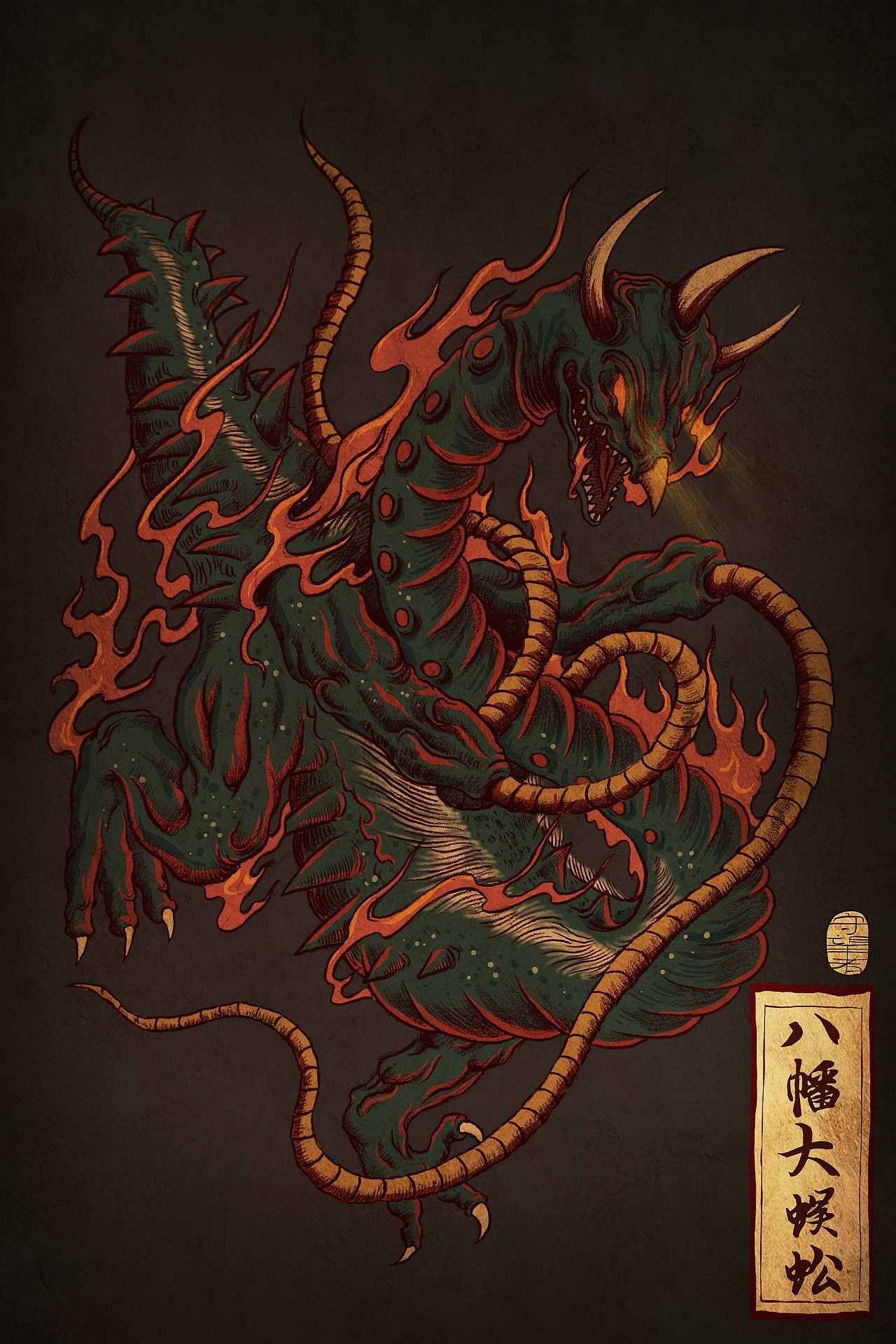 大怪兽浮世绘系列