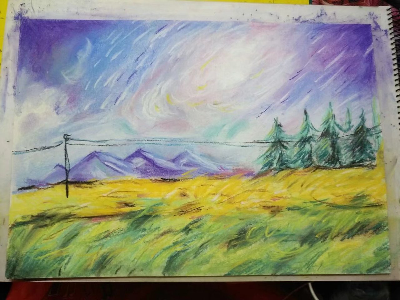 第一次用色粉，值得纪念（图ZMTEwOTIxMTY0） - 绘画 - 站酷设计师倪小兔原创素材 - 站酷ZCOOL