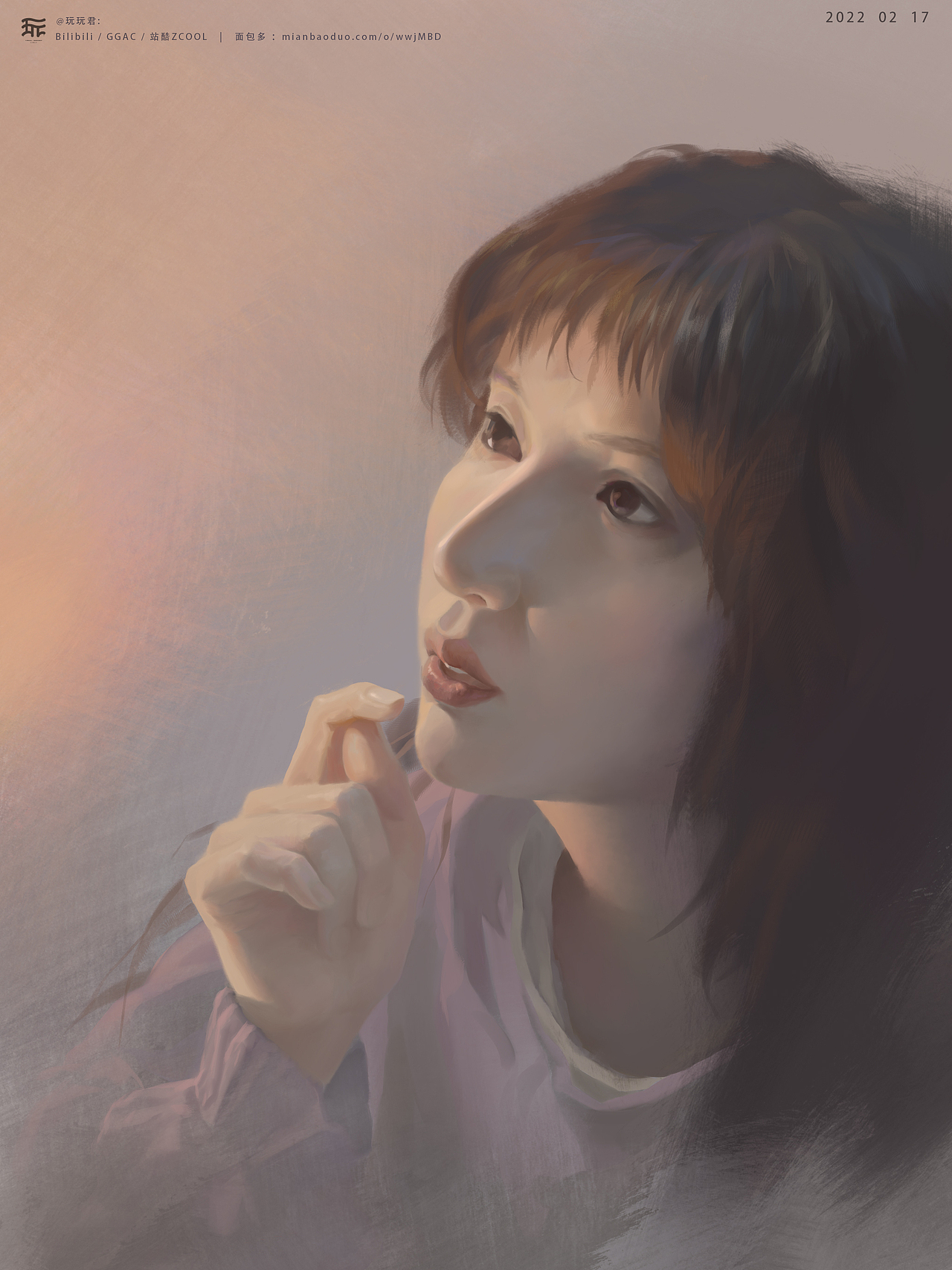 2月练习作图_女人像（图ZMjkwNTcyMTE2） - 创作习作 - 站酷设计师玩玩君原创素材 - 站酷ZCOOL