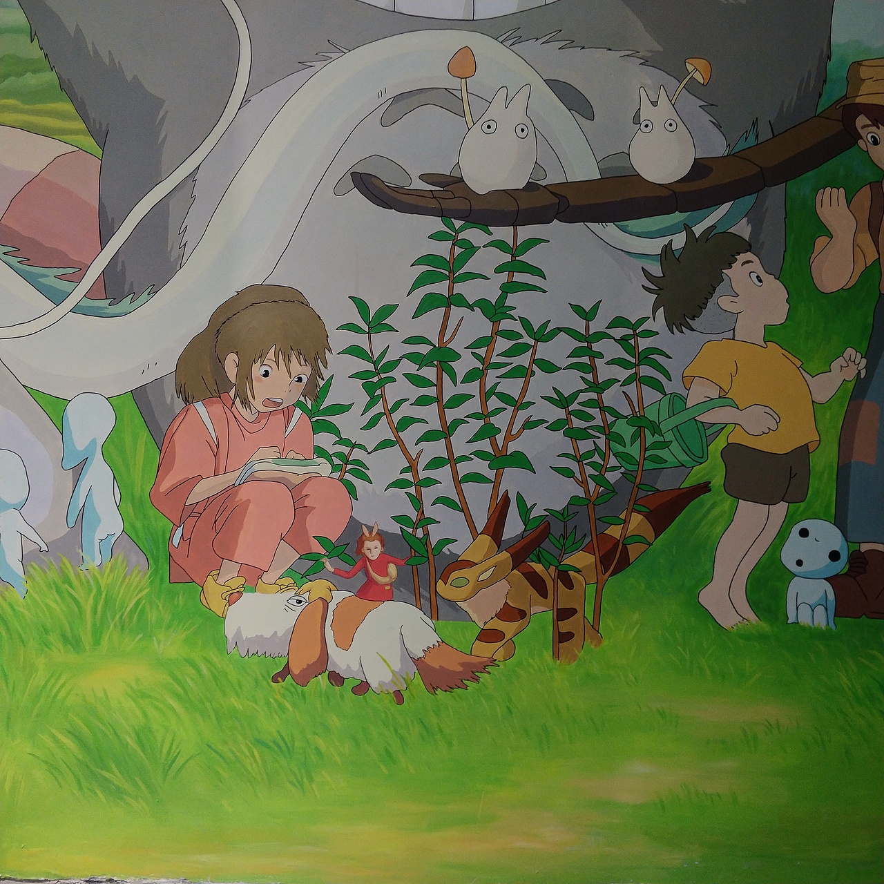 宫崎骏动漫经典角色壁画